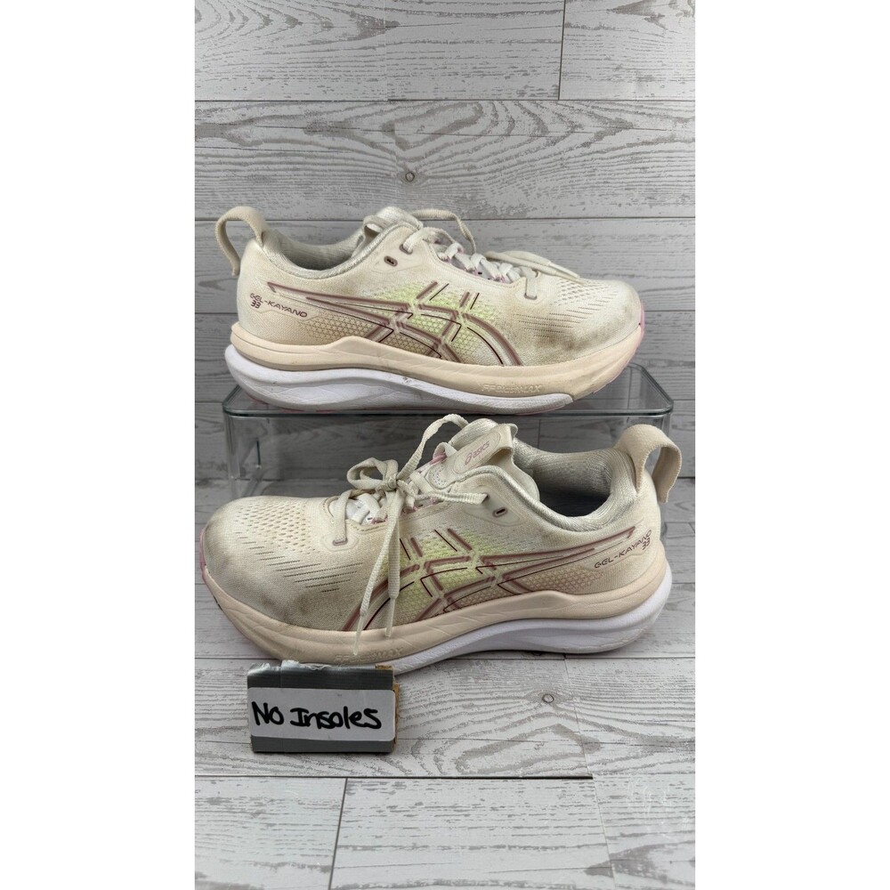 Asics Gel-Kayano 33 1012B939 White 7B Womens Sneakers Mesh Running Shoes #148
